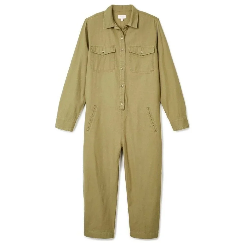 Anthropologie Melbourne Overalls Coverall Jumpsuit Mechanic Boiler Suit Workwear - Picture 2 of 12